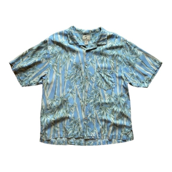 Jamaica Jaxx 100% Silk Bamboo Print Shirt - Picture 6 of 6